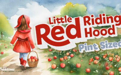 LITTLE RED RIDING HOOD PINT SIZED